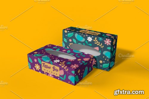 CreativeMarket - Tissue Box Mockup 7159066