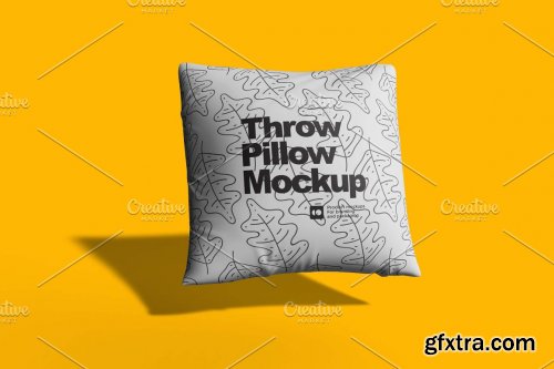 CreativeMarket - Throw Pillow Mockup 7211471