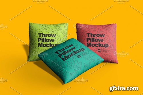 CreativeMarket - Throw Pillow Mockup 7211471