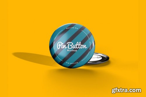 CreativeMarket - Pin Button Mockup 7182857