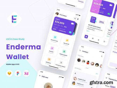 Enderma Wallet - Finance App UI Kit