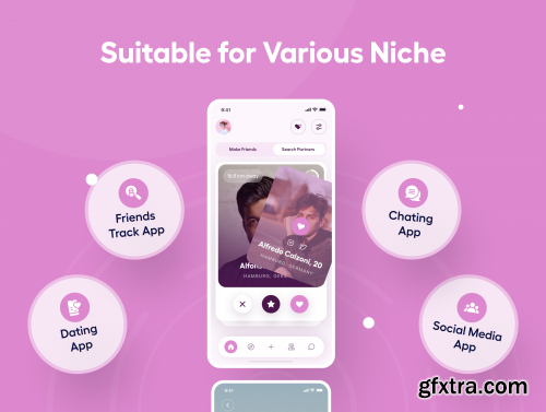 Friendzy - Dating App UI Kit