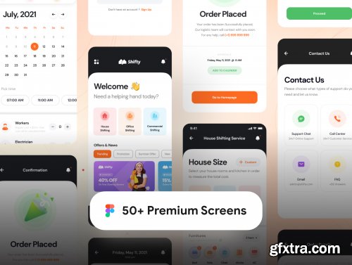 Shifty - Home Service App UI Kit