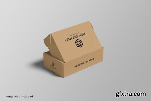 Box packaging mockup