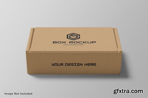 Box packaging mockup