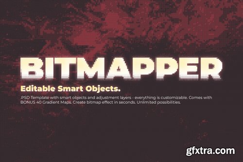 CreativeMarket - Bitmapper PSD Template 7287737