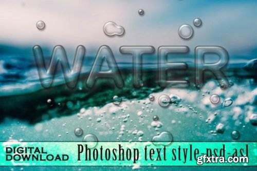 Water Photoshop Text Effect