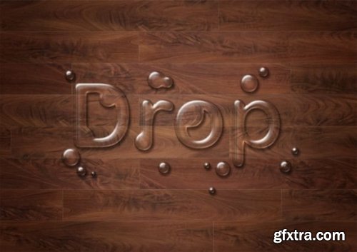 Water Photoshop Text Effect