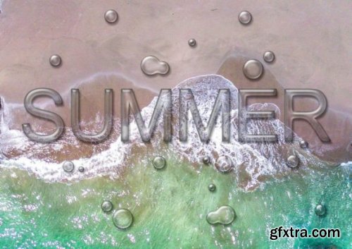 Water Photoshop Text Effect