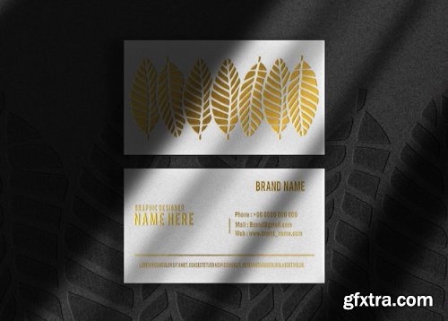 Luxury gold embossed papers prespective