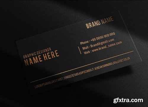 Luxury gold embossed papers prespective