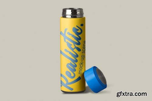 Drink bottle mockup