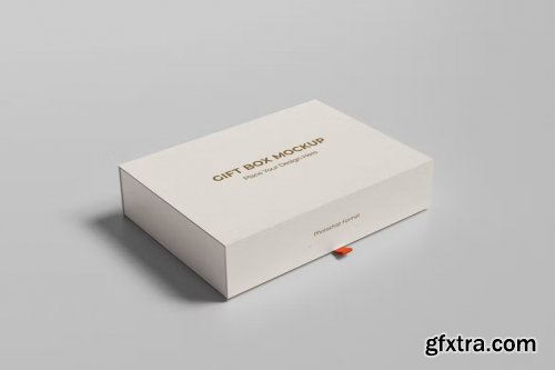 Magnetic Gift Box Mockup