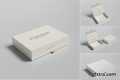 Magnetic Gift Box Mockup