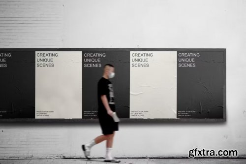 Wall Posters Mockup Set