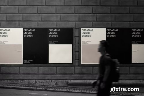 Wall Posters Mockup Set