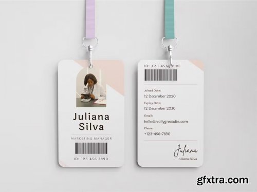 ID Card Holder Mockups