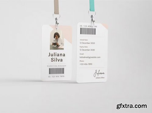 ID Card Holder Mockups