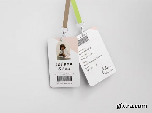 ID Card Holder Mockups