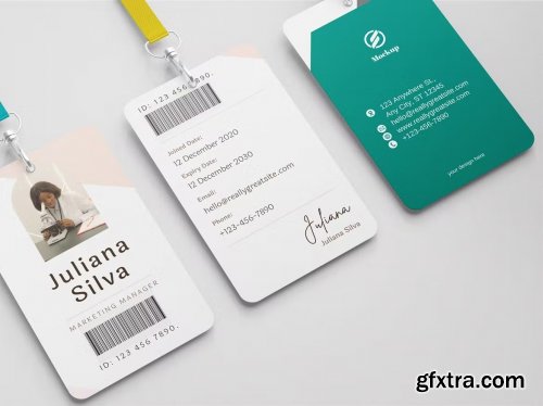 ID Card Holder Mockups