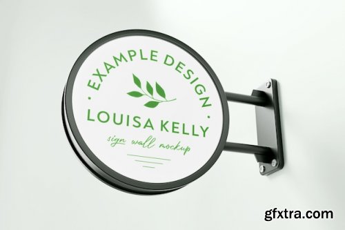 City sign design mockup