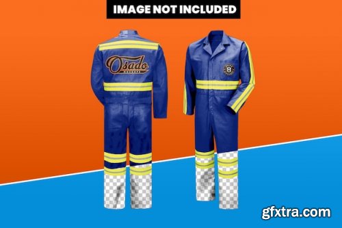 Work coverall mockup