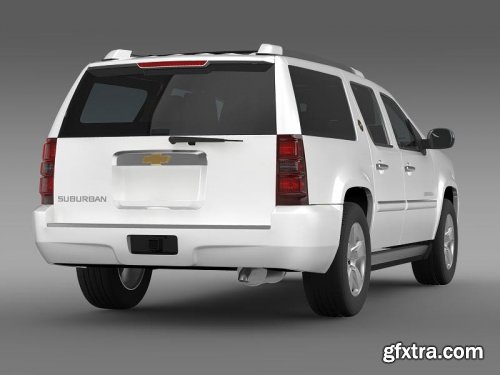 Cgtrader - Chevrolet Suburban 75th DiamondEdition 2012 3D Model