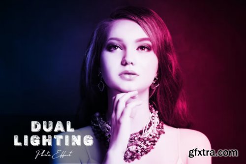 Dual Lighting Photoshop Action