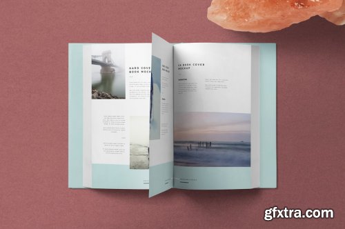 CreativeMarket - C6 Hardcover Book Mockups 7265283