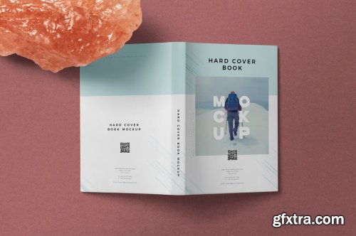 CreativeMarket - C6 Hardcover Book Mockups 7265283