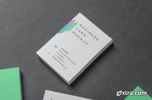 CreativeMarket - ISO 216 A8 Visiting Card Mockups 7275422