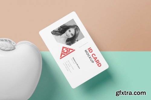 CreativeMarket - Horizontal ID Card Mockups 7284253