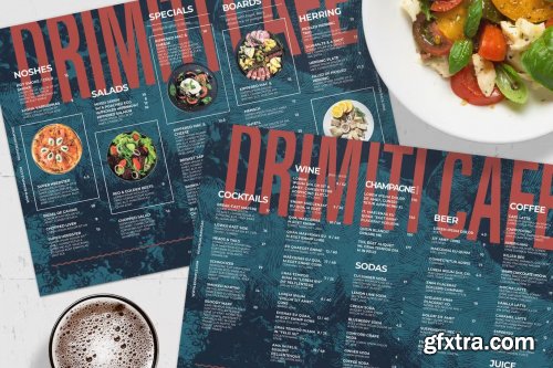 Restaurant Placemat Menu Template