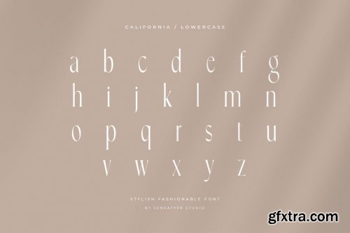 California - Stylish Fashion Font