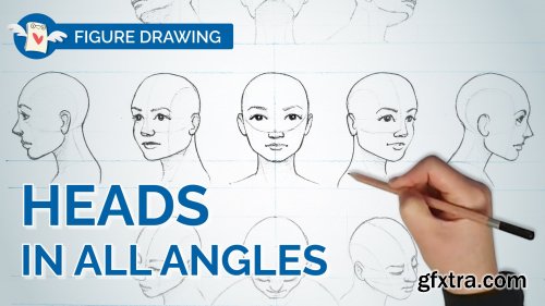  How to Draw Faces & Head Angles for Portraiture / Figure Drawing / Character Design