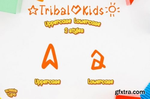 Procreate Brush Tribal Kids Alphabet a-Z