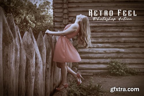 CreativeMarket - Retro Feel 60+ Photoshop Action 7298262