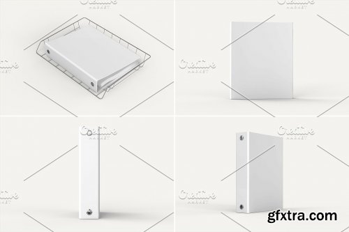 CreativeMarket - Binder Folder Mockups - 11 views 7299646