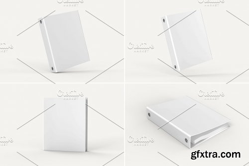 CreativeMarket - Binder Folder Mockups - 11 views 7299646