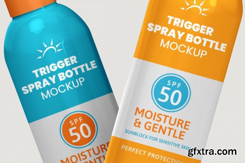  CreativeMarket - Trigger Spray Bottle Mockup 5 views 7306582