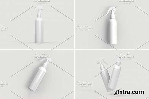  CreativeMarket - Trigger Spray Bottle Mockup 5 views 7306582