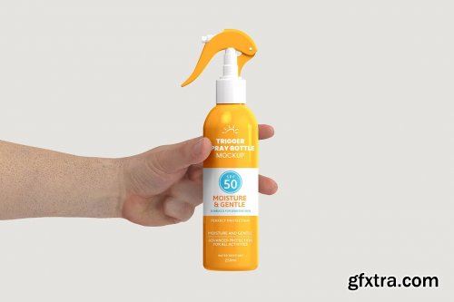  CreativeMarket - Trigger Spray Bottle Mockup 5 views 7306582