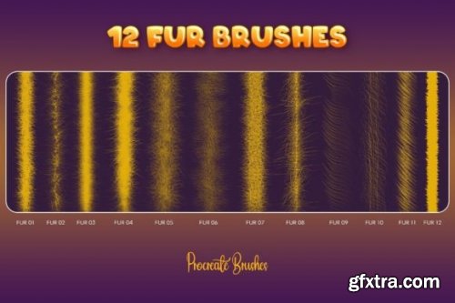 Fur Procreate Brushes