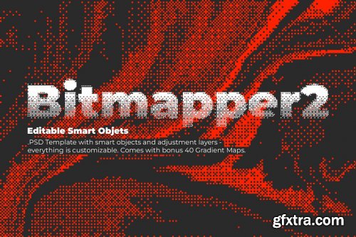 CreativeMarket - Bitmapper 2 - PSD Template 7306365