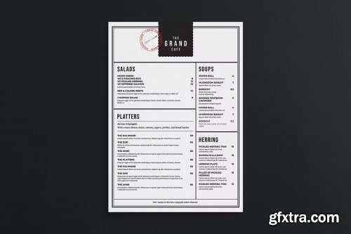 Menu Template