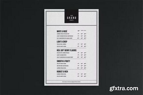 Menu Template