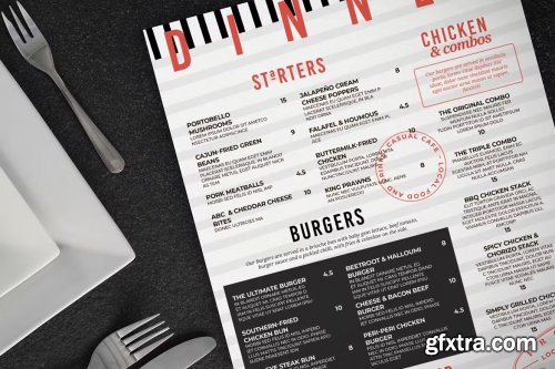 Menu Template