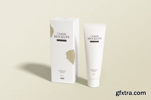 Cosmetic Tube & Packaging Mockup
