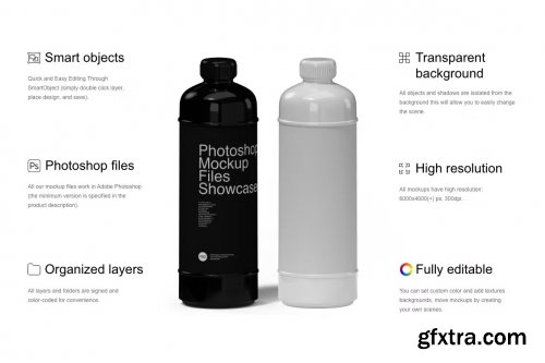 Plastic Bottle Mockup