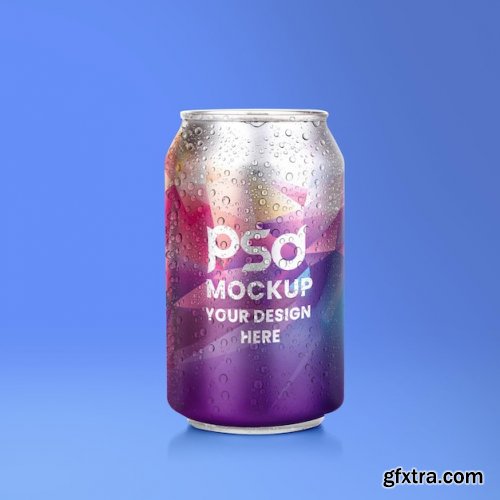 Soda can mockup